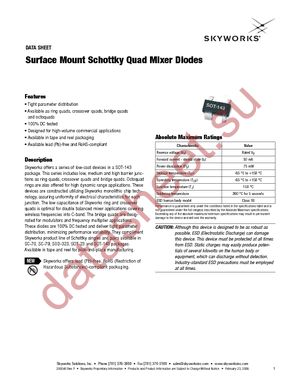 SMS3927-023LF datasheet  